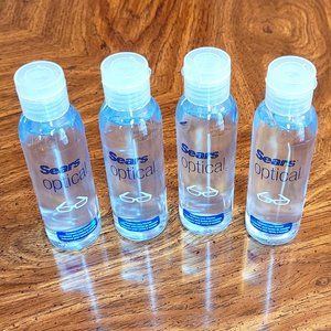 Sears Optical LENS CLEANER - (4x) 4oz. Refill Bottles, Eye Glass, Camera, Phone